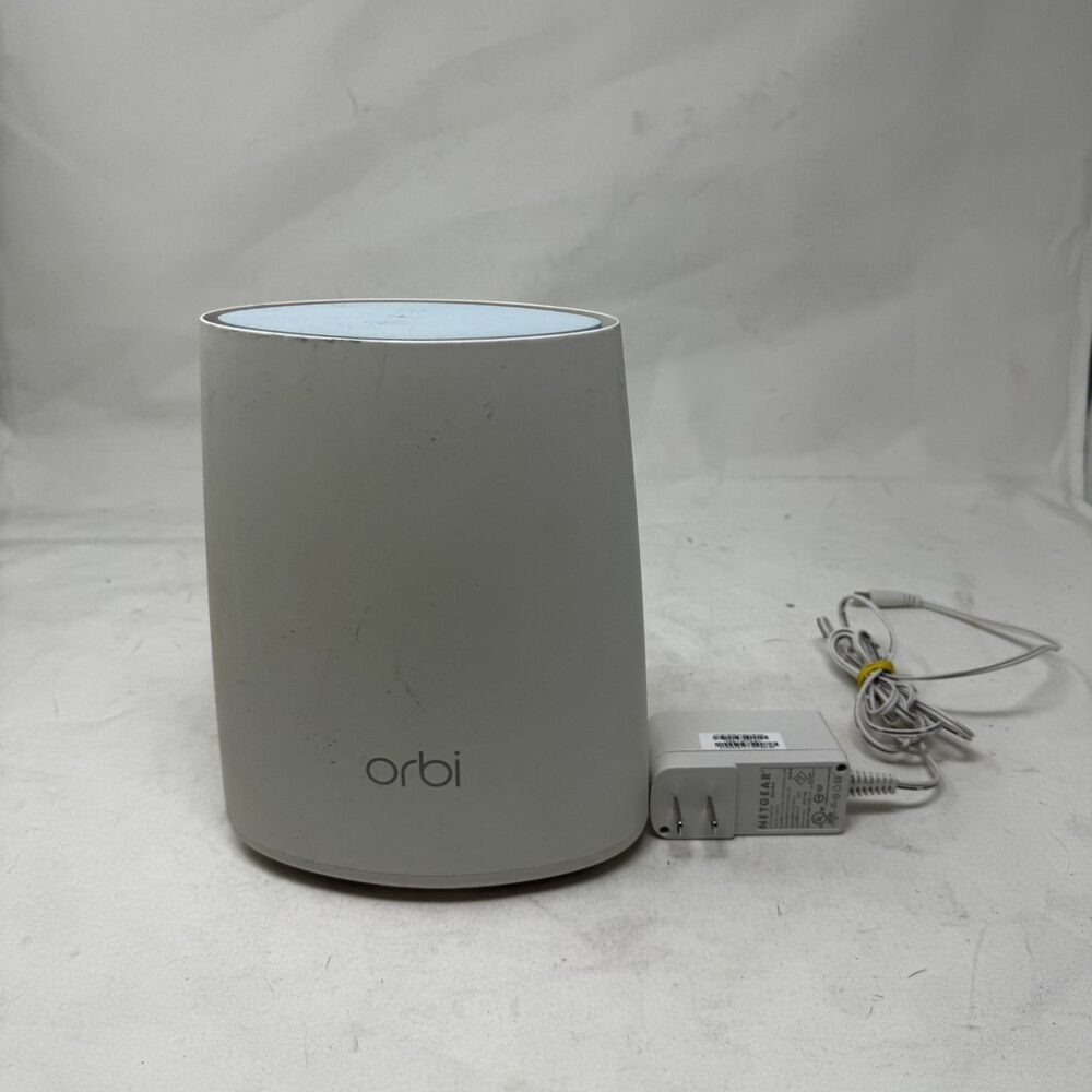 Netgear Orbi Mini RBR40 Wireless Mesh Router White Tri-Band Networking